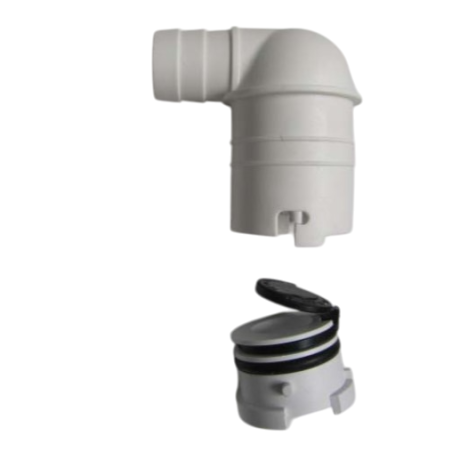 Complete non-return valve elbow COUDGB