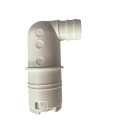 Non return valve elbow