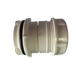 White inlet connector