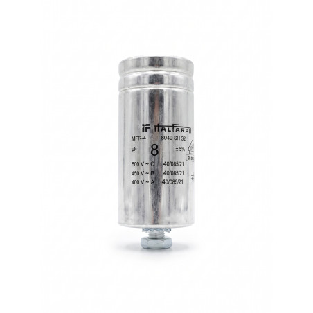8 uF capacitor